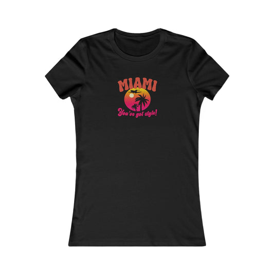 Miami, You've Got Style! — Golden Girls Retro Women's Tee (Dark)