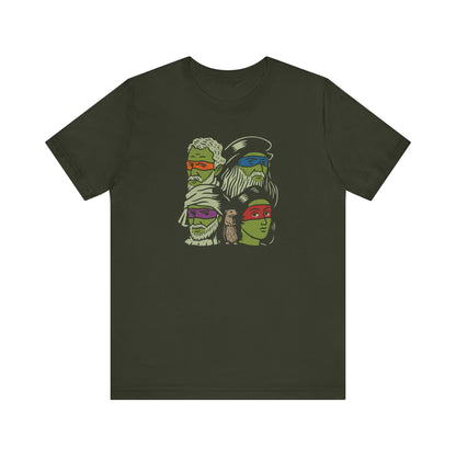 Renaissance Ninja Turtles — TMNT Retro Tee (Dark)