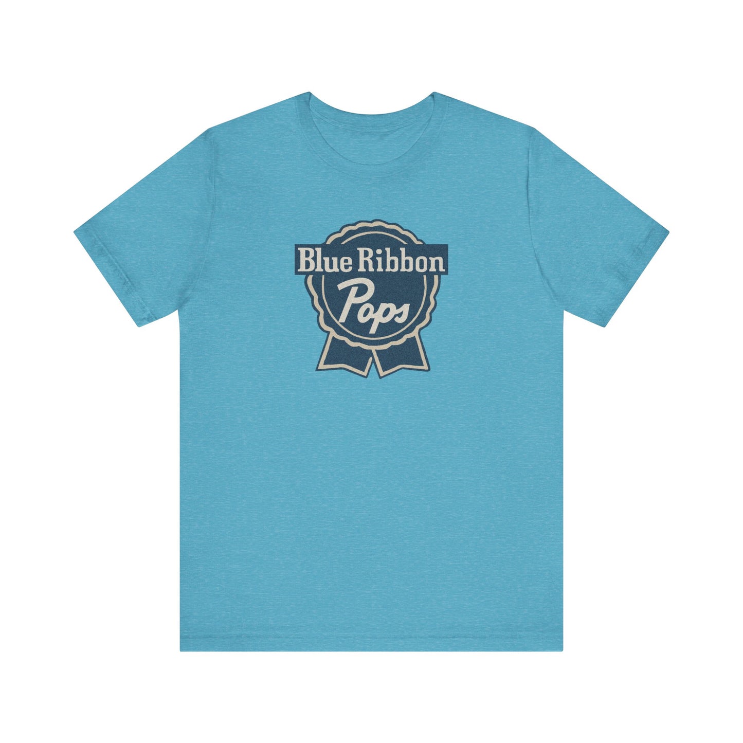 Blue Ribbon Pops Shirt — Funny Dad Gift, Retro Beer Dad Tee
