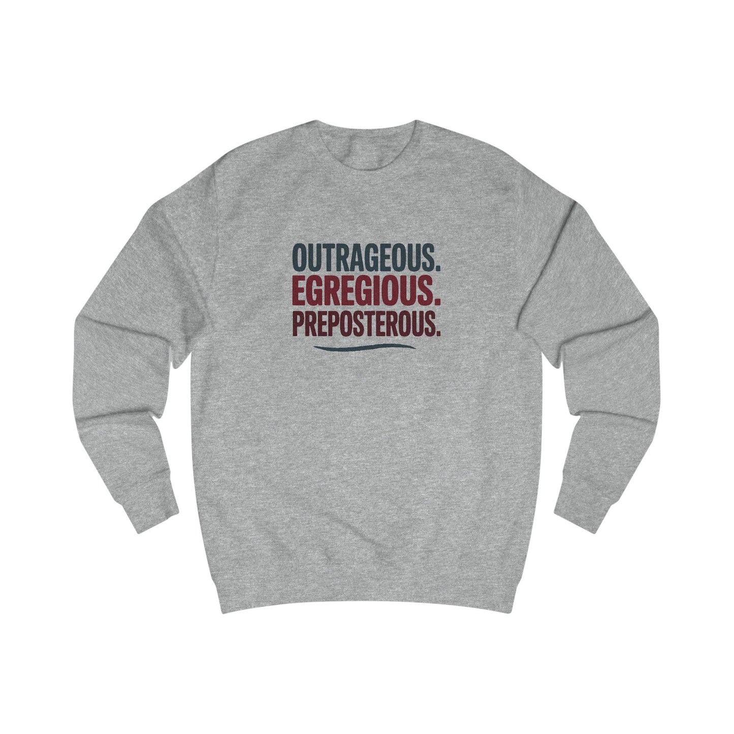 Outrageous Egregious Preposterous — Seinfeld Retro Sweatshirt (Light)