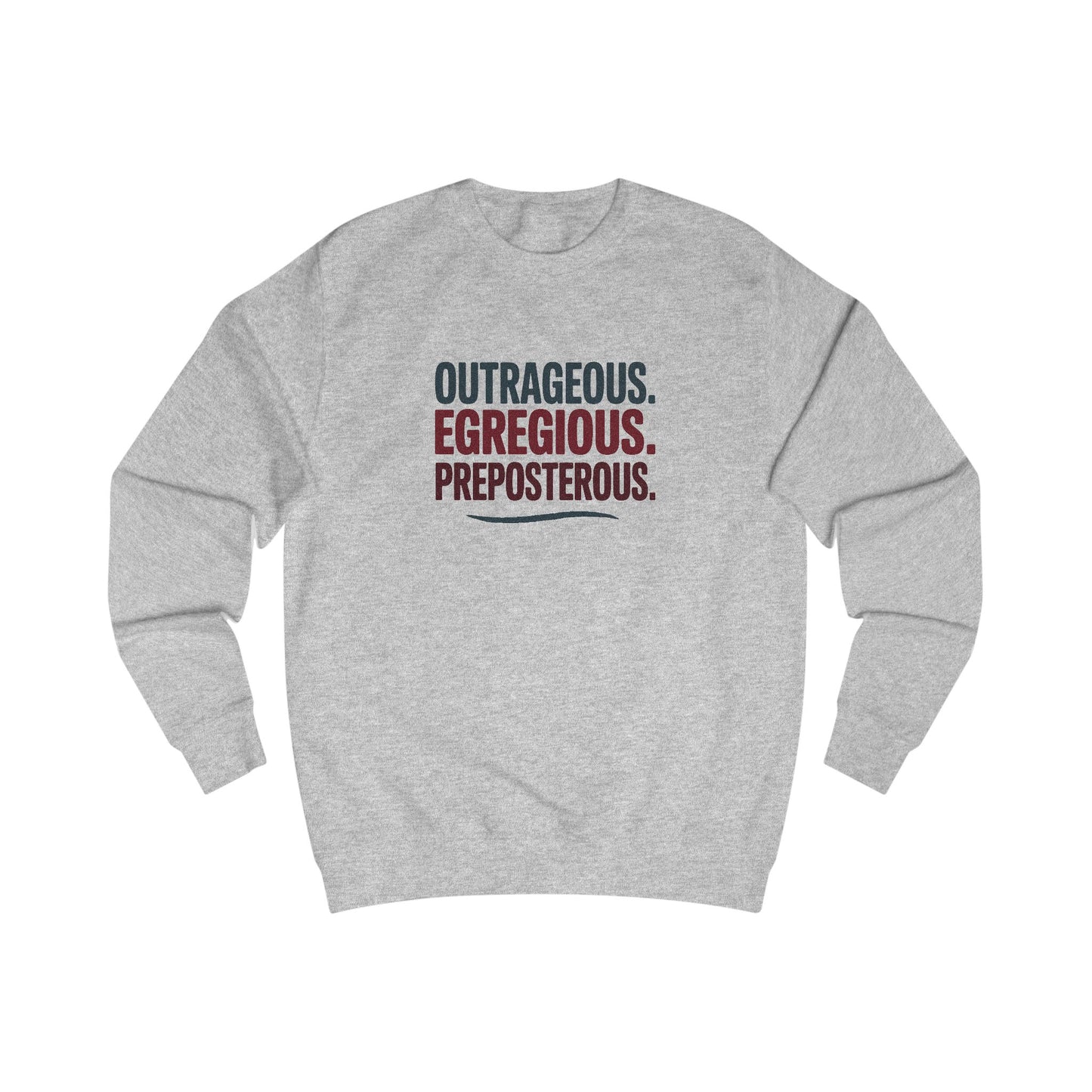 Outrageous Egregious Preposterous — Seinfeld Retro Sweatshirt (Light)