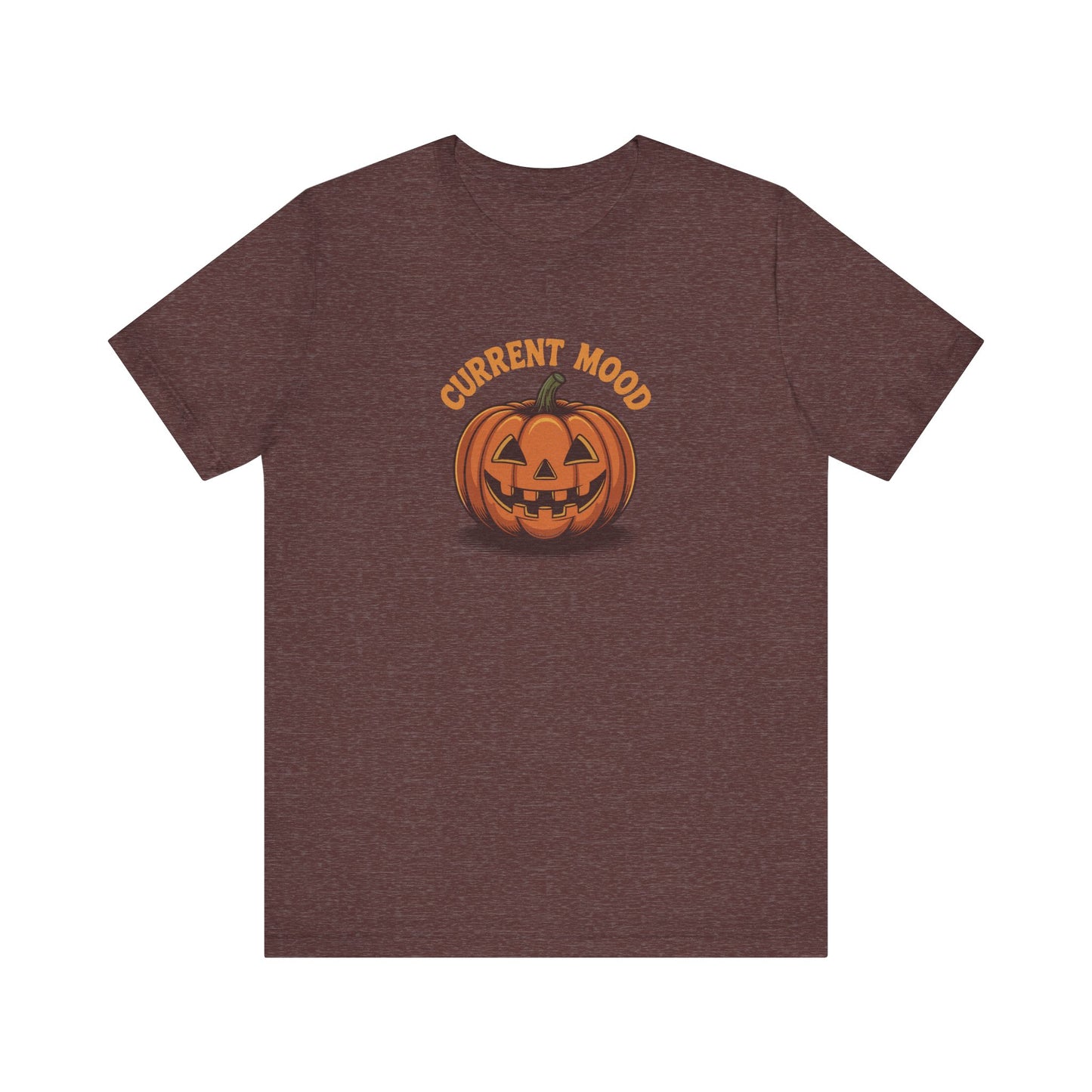 Current Mood (Vintage Jack) — Retro Halloween Tee (Dark)