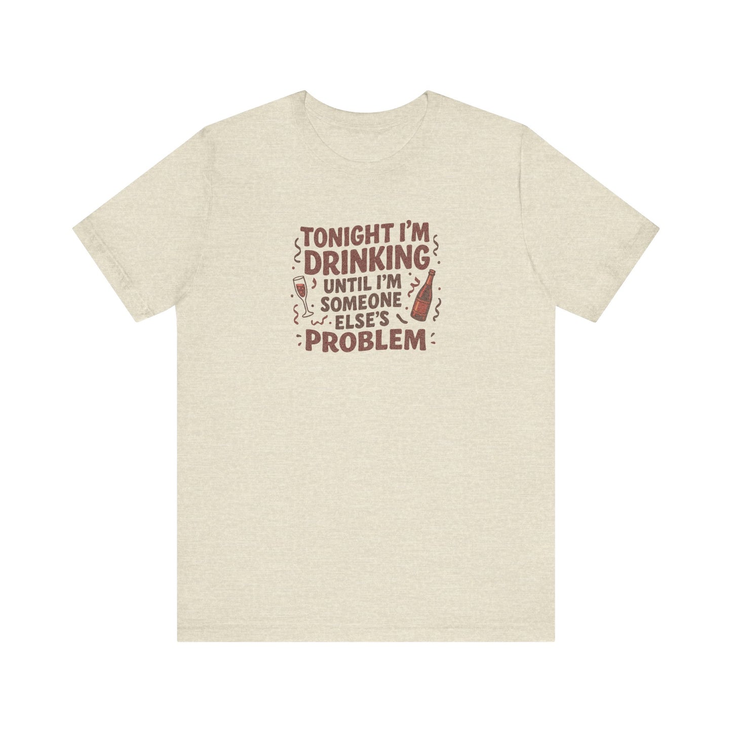 The Problem is Coming From Inside the Bar — Retro Tee (Light)