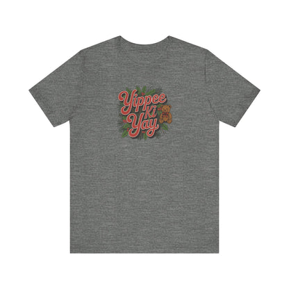 Yippee Ki Yay — Die Hard Retro Christmas Tee (Light)