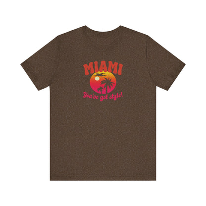 Miami, You've Got Style! — Golden Girls Retro Tee (Dark)