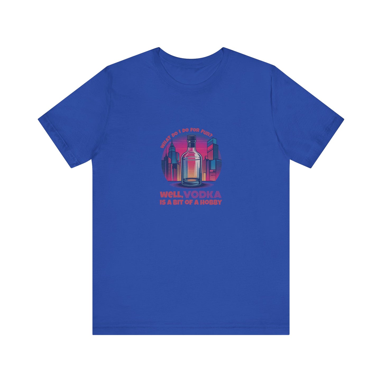 Vodka is a Bit of a Hobby — Retro Graphic Tee (Dark)
