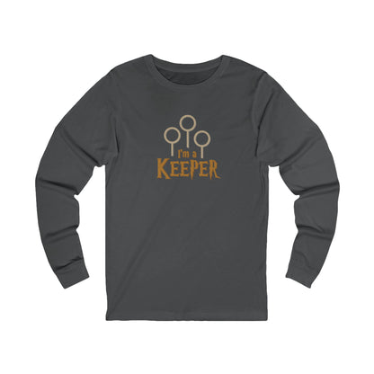 I’m a Keeper — Harry Potter Quidditch Retro Long Sleeve (Dark)