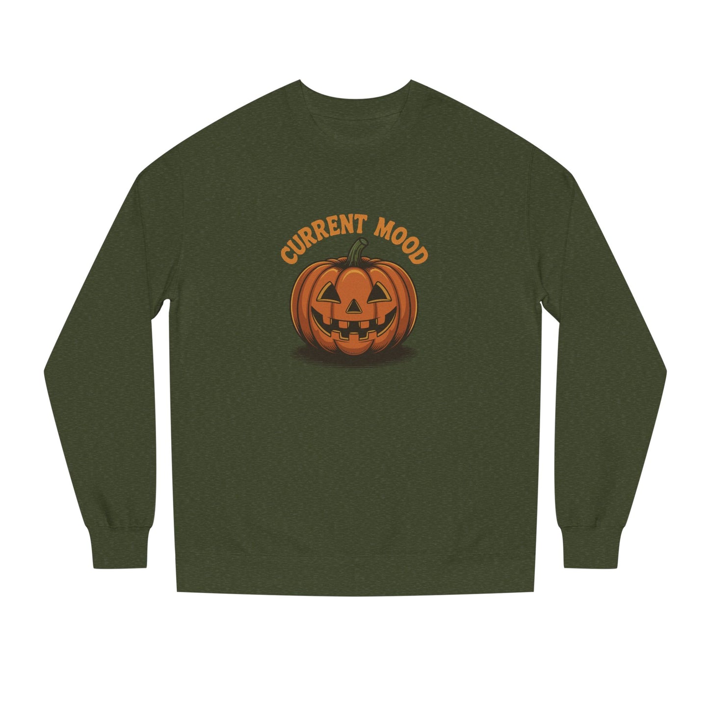 Current Mood (Vintage Jack) — Retro Halloween Sweatshirt (Dark)