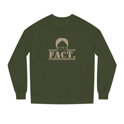 Dwight Schrute FACT. — The Office-Inspired Sweatshirt (Dark)