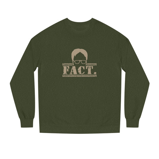 Dwight Schrute FACT. — The Office-Inspired Sweatshirt (Dark)