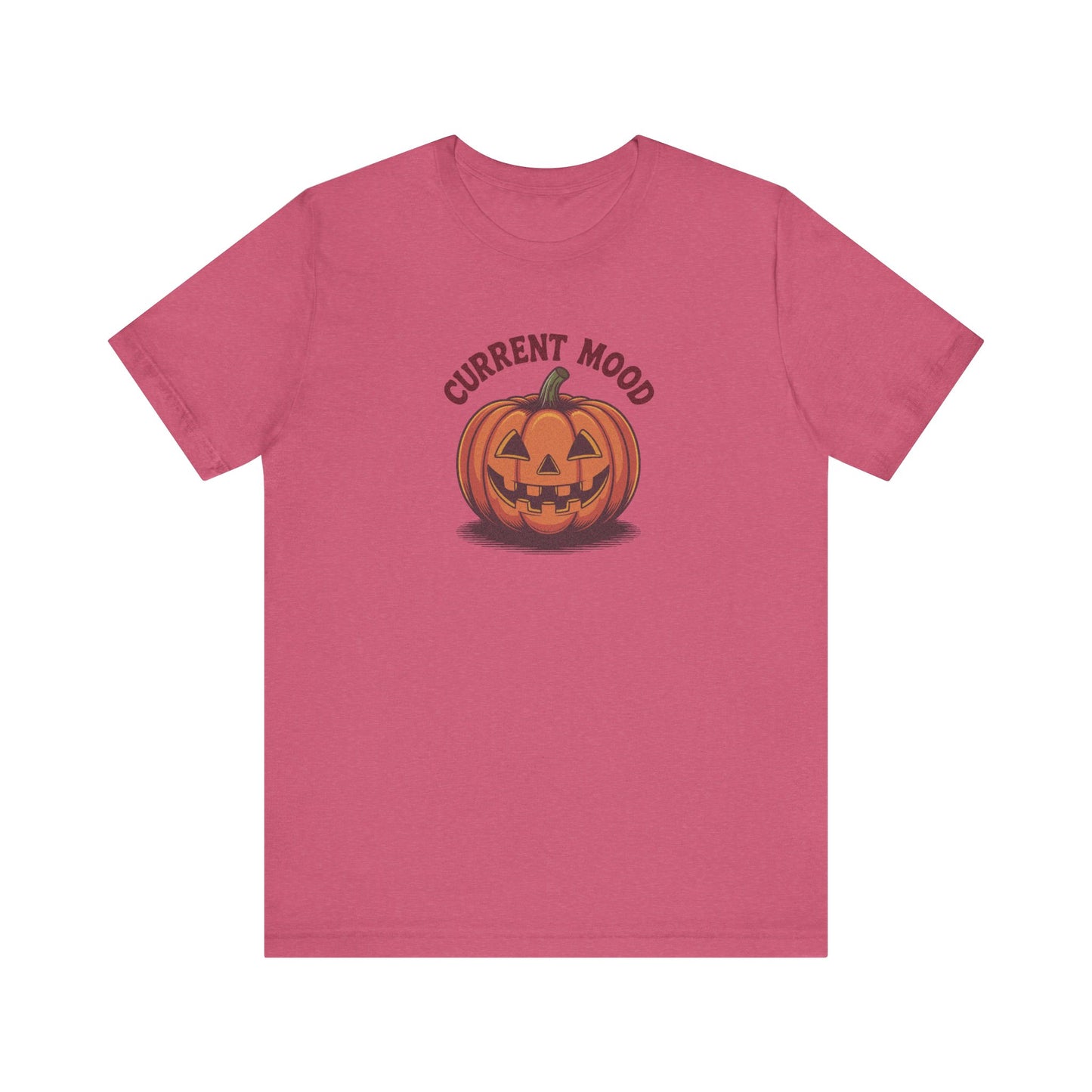 Current Mood (Vintage Jack) — Retro Halloween Tee (Light)