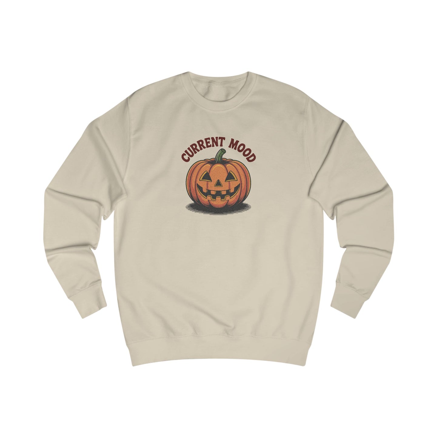 Current Mood (Vintage Jack) — Retro Halloween Sweatshirt (Light)