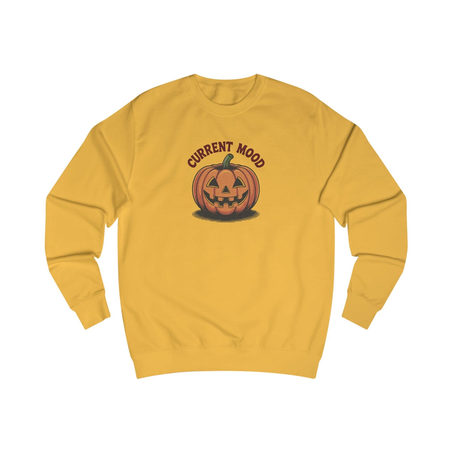 Current Mood (Vintage Jack) — Retro Halloween Sweatshirt (Light)