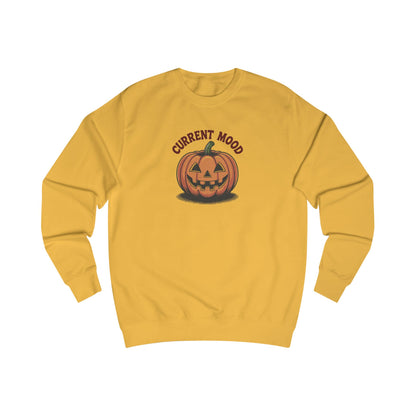 Current Mood (Vintage Jack) — Retro Halloween Sweatshirt (Light)