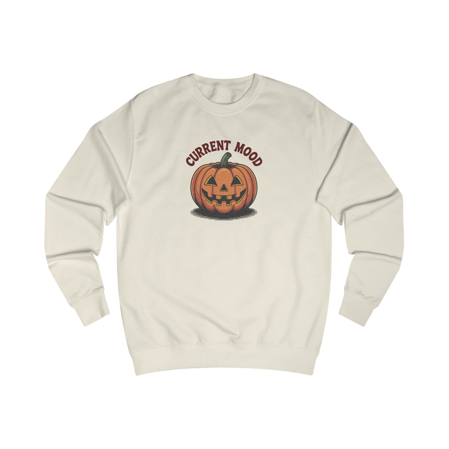 Current Mood (Vintage Jack) — Retro Halloween Sweatshirt (Light)