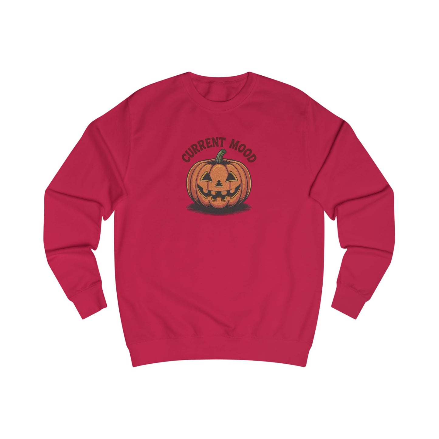 Current Mood (Vintage Jack) — Retro Halloween Sweatshirt (Light)