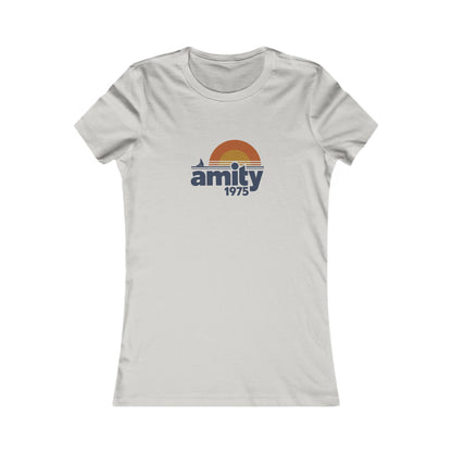 Amity Island 1975 — Jaws-Inspired Retro Women's Tee (Light)