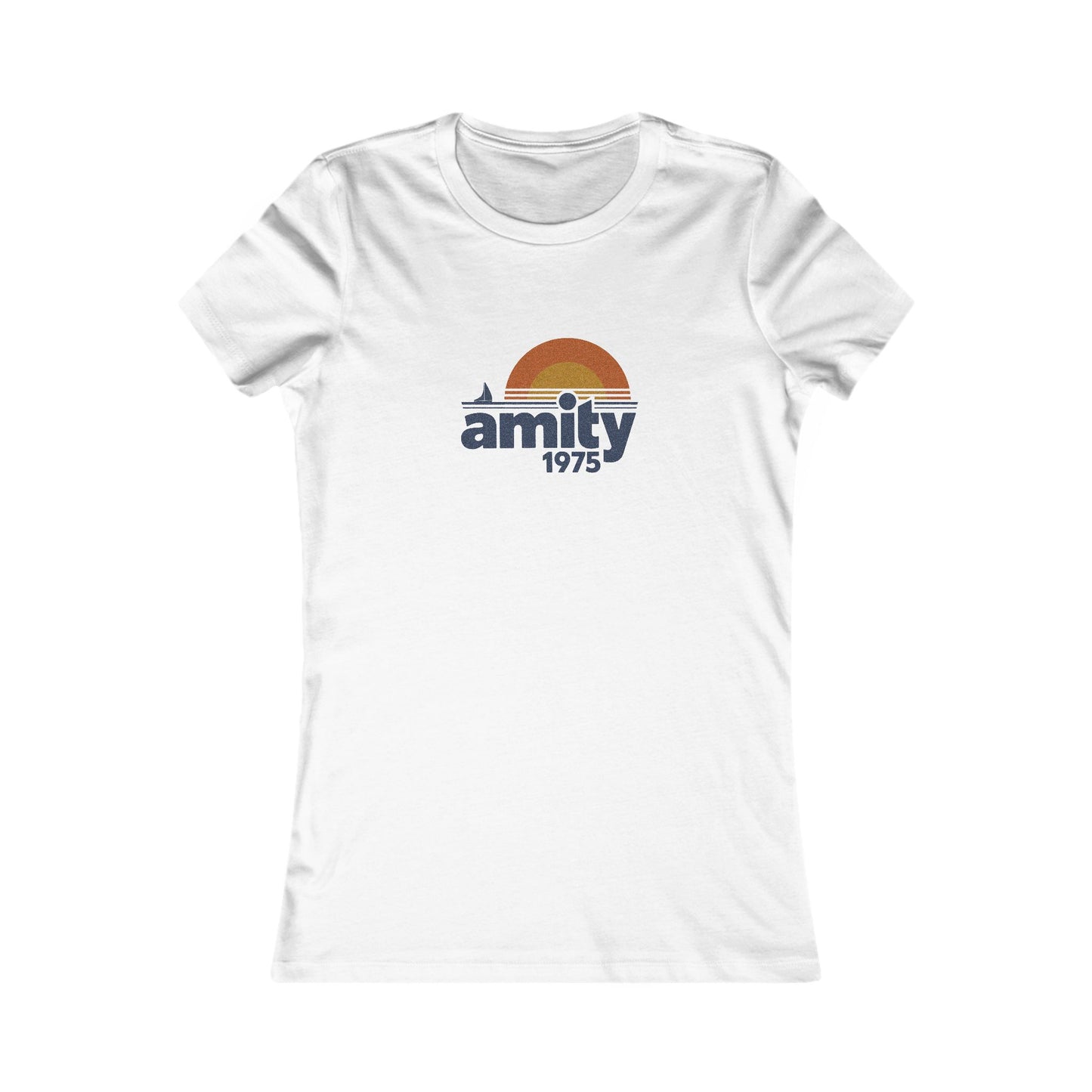 Amity Island 1975 — Jaws-Inspired Retro Women's Tee (Light)
