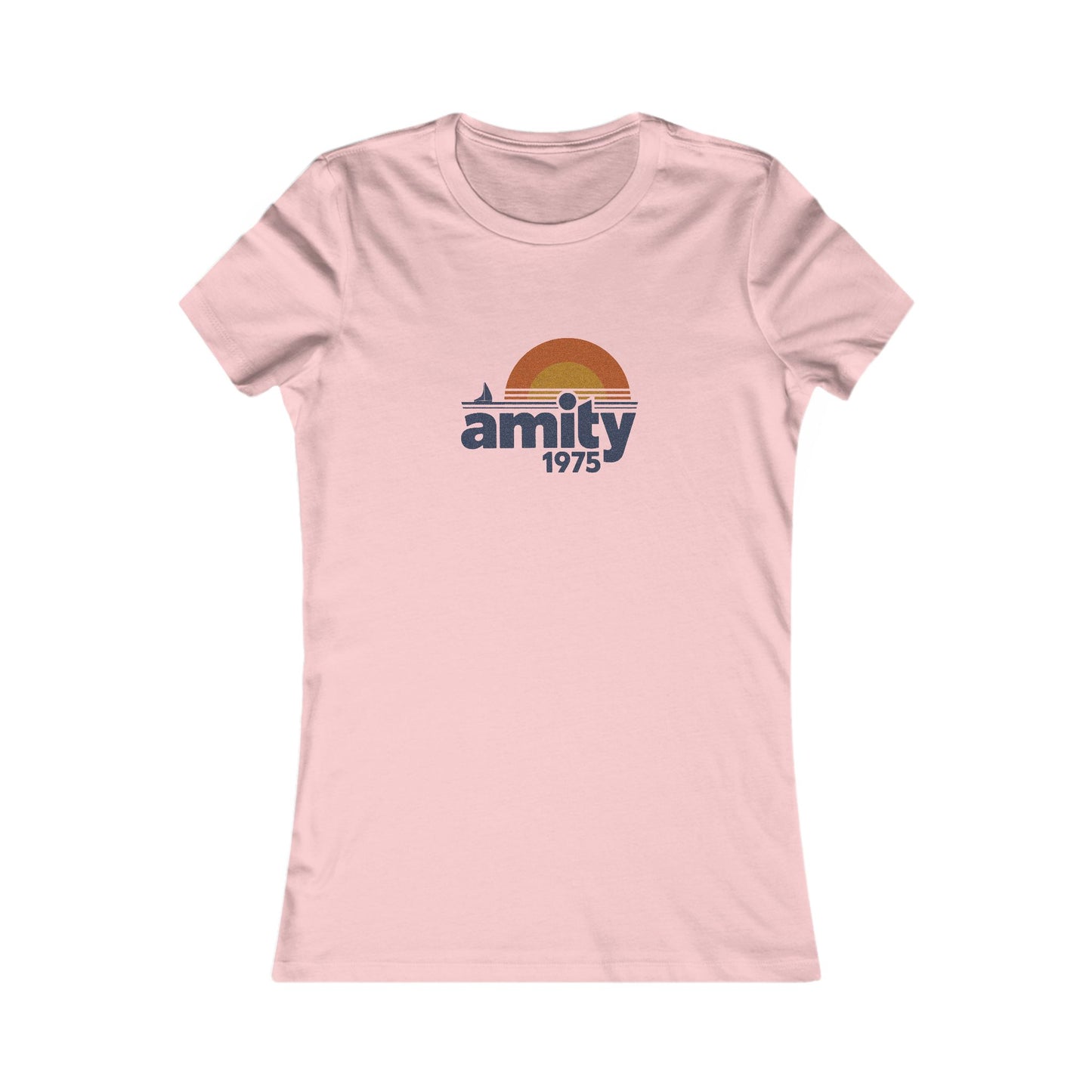 Amity Island 1975 — Jaws-Inspired Retro Women's Tee (Light)