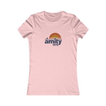 Amity Island 1975 — Jaws-Inspired Retro Women's Tee (Light)