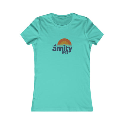 Amity Island 1975 — Jaws-Inspired Retro Women's Tee (Light)