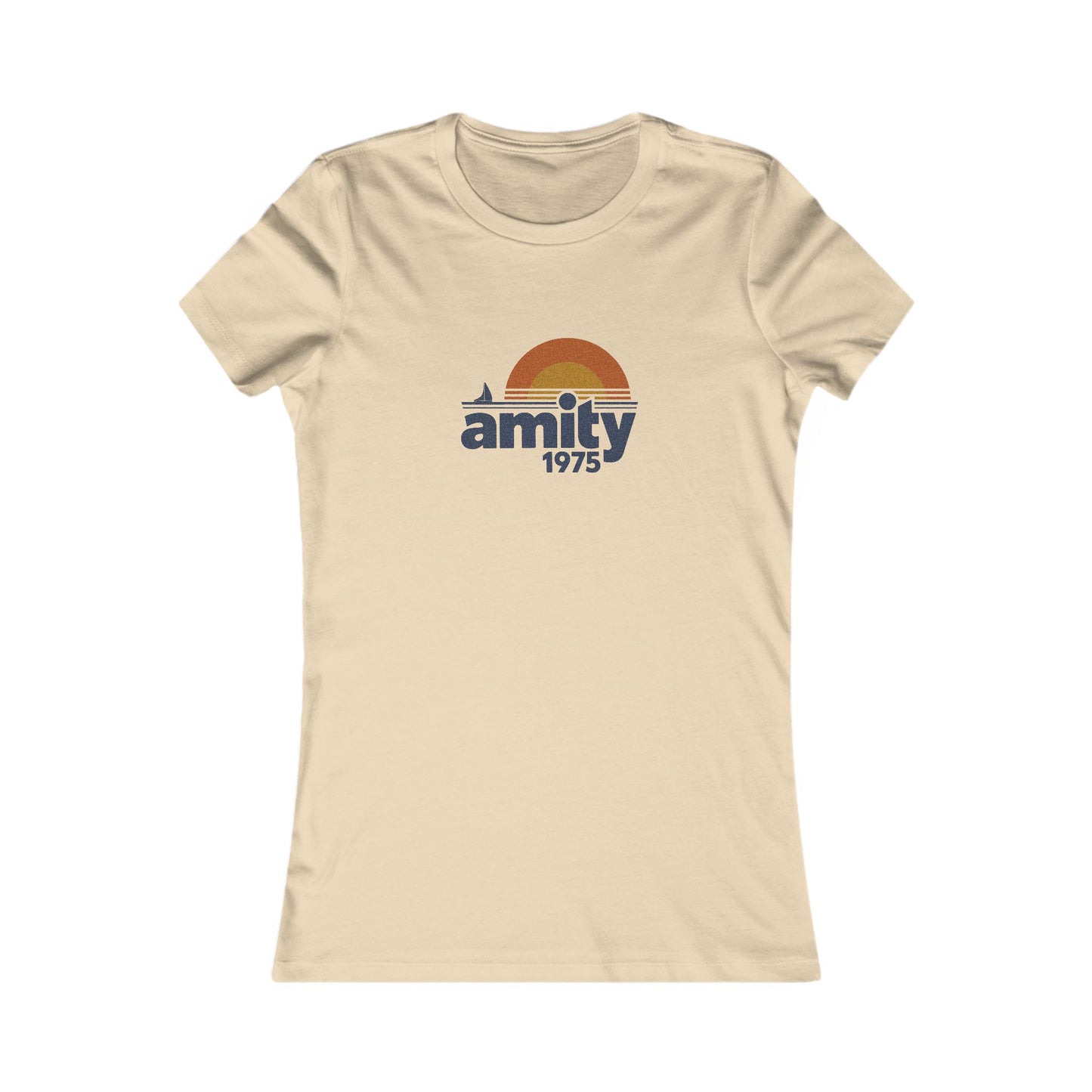 Amity Island 1975 — Jaws-Inspired Retro Women's Tee (Light)