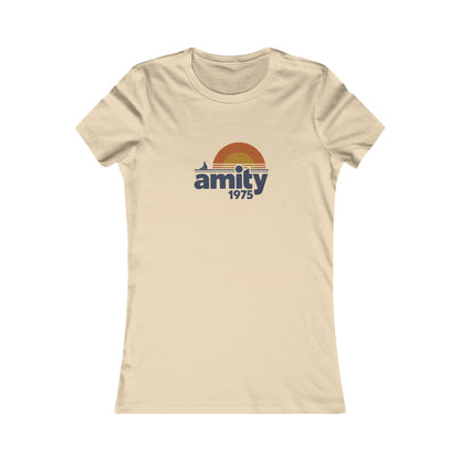 Amity Island 1975 — Jaws-Inspired Retro Women's Tee (Light)