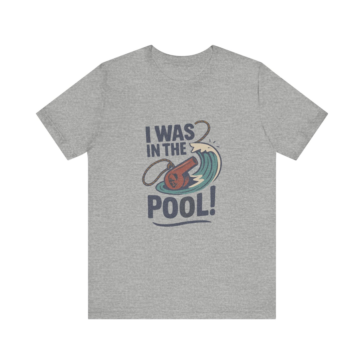 I Was in the Pool! — George Costanza Shrinkage Retro Tee (Light)