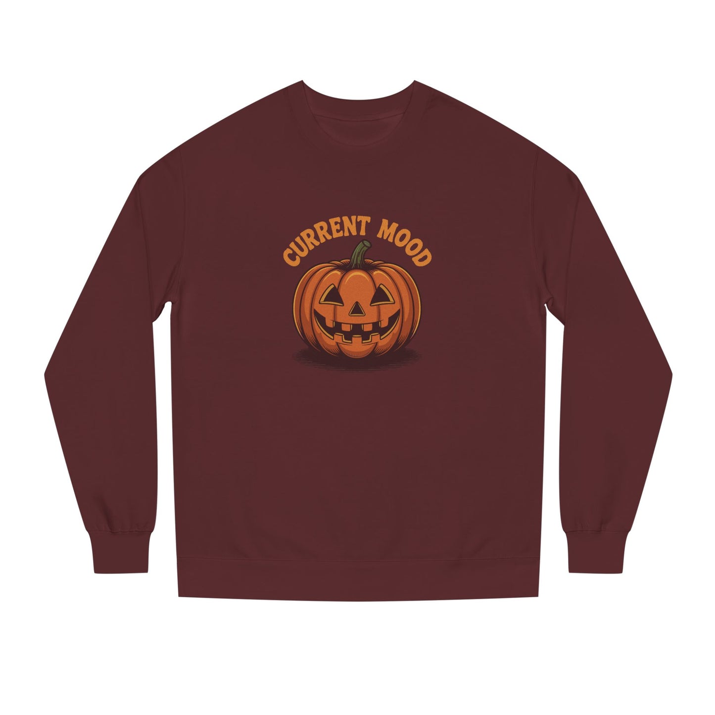 Current Mood (Vintage Jack) — Retro Halloween Sweatshirt (Dark)