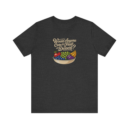 Would Anyone Care for Fruit or Dessert? — Clue Retro Tee (Dark)