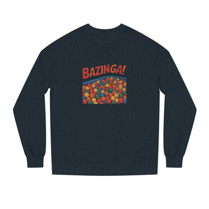 Bazinga! Ball Pit — Big Bang Theory Retro Sweatshirt (Dark)