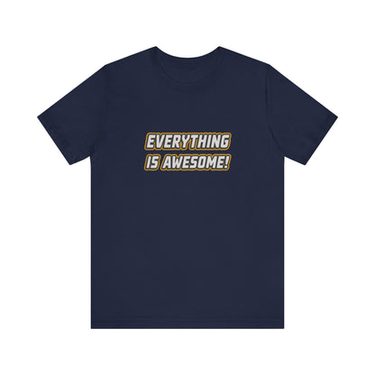 Everything is Awesome! — The LEGO Movie-Inspired Retro Tee (Dark)