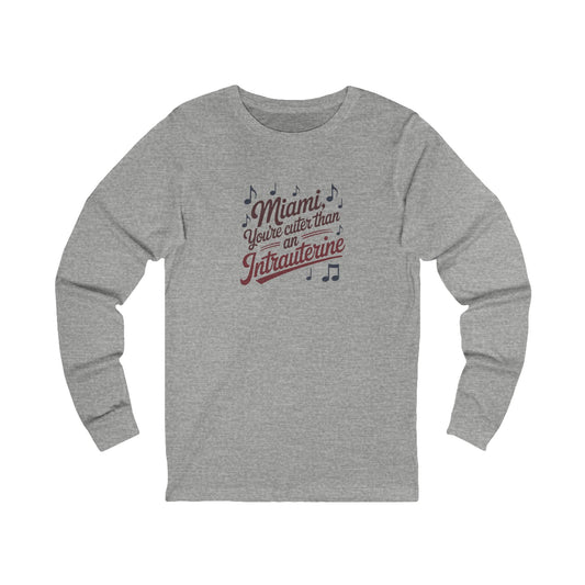 Cuter Than An Intrauterine — Golden Girls Retro Long Sleeve (Light)