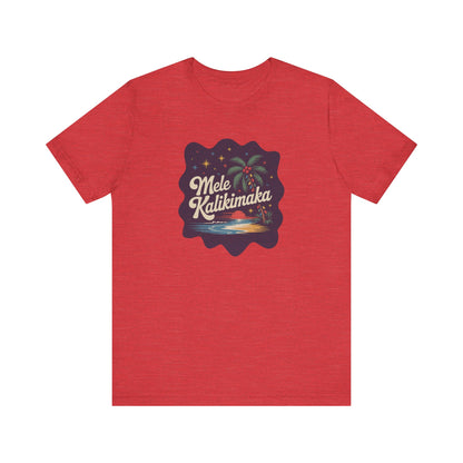 Mele Kalikimaka — Retro Hawaiian Christmas Tee (Light)