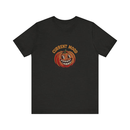 Current Mood (Toothy Jack) — Retro Halloween Tee (Dark)