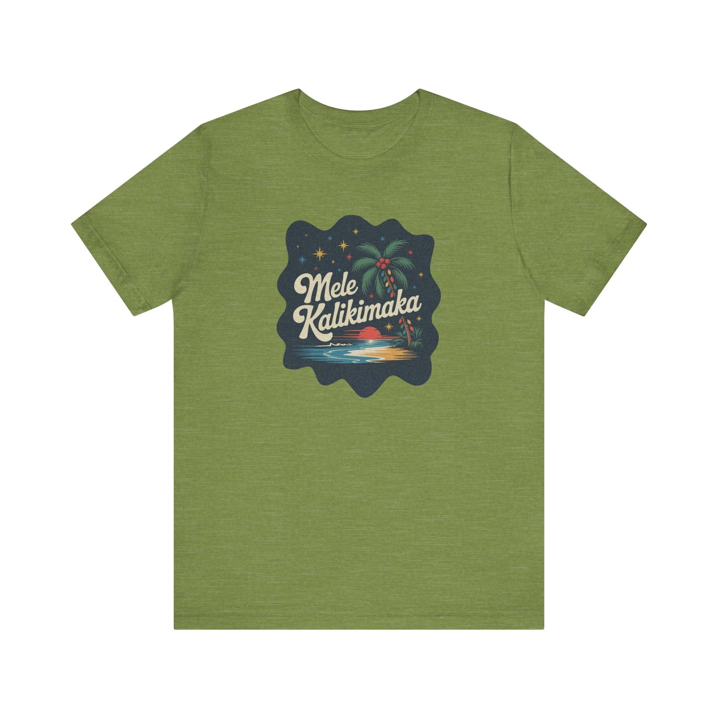 Mele Kalikimaka — Retro Hawaiian Christmas Tee (Light)