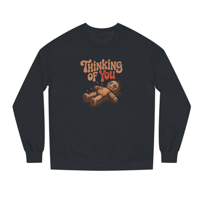 The Voodoo That You Do, So Well — Retro Voodoo Doll Sweatshirt (Dark)