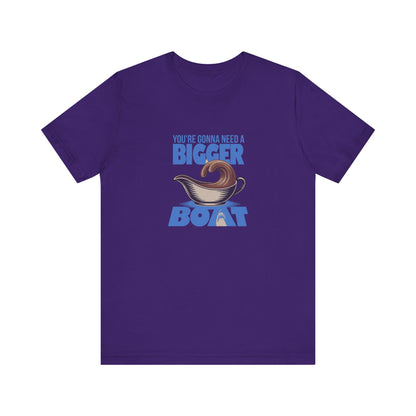 You're Gonna Need a Bigger (Gravy) Boat — Retro Tee (Dark)