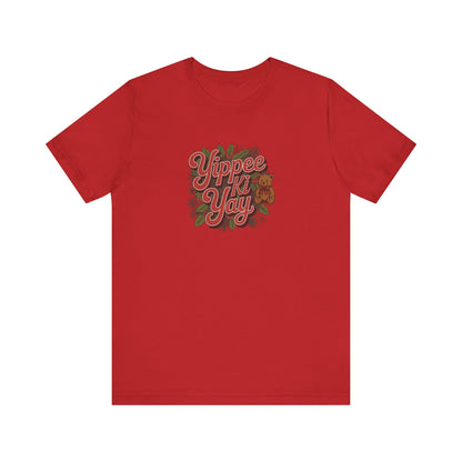 Yippee Ki Yay — Die Hard Retro Christmas Tee (Light)