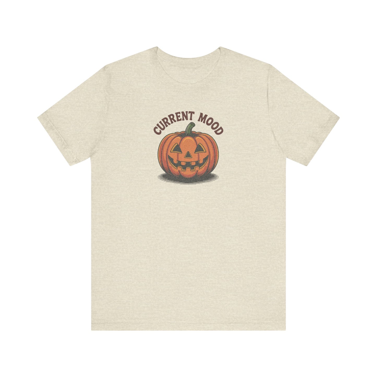 Current Mood (Vintage Jack) — Retro Halloween Tee (Light)