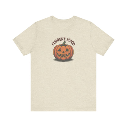 Current Mood (Vintage Jack) — Retro Halloween Tee (Light)