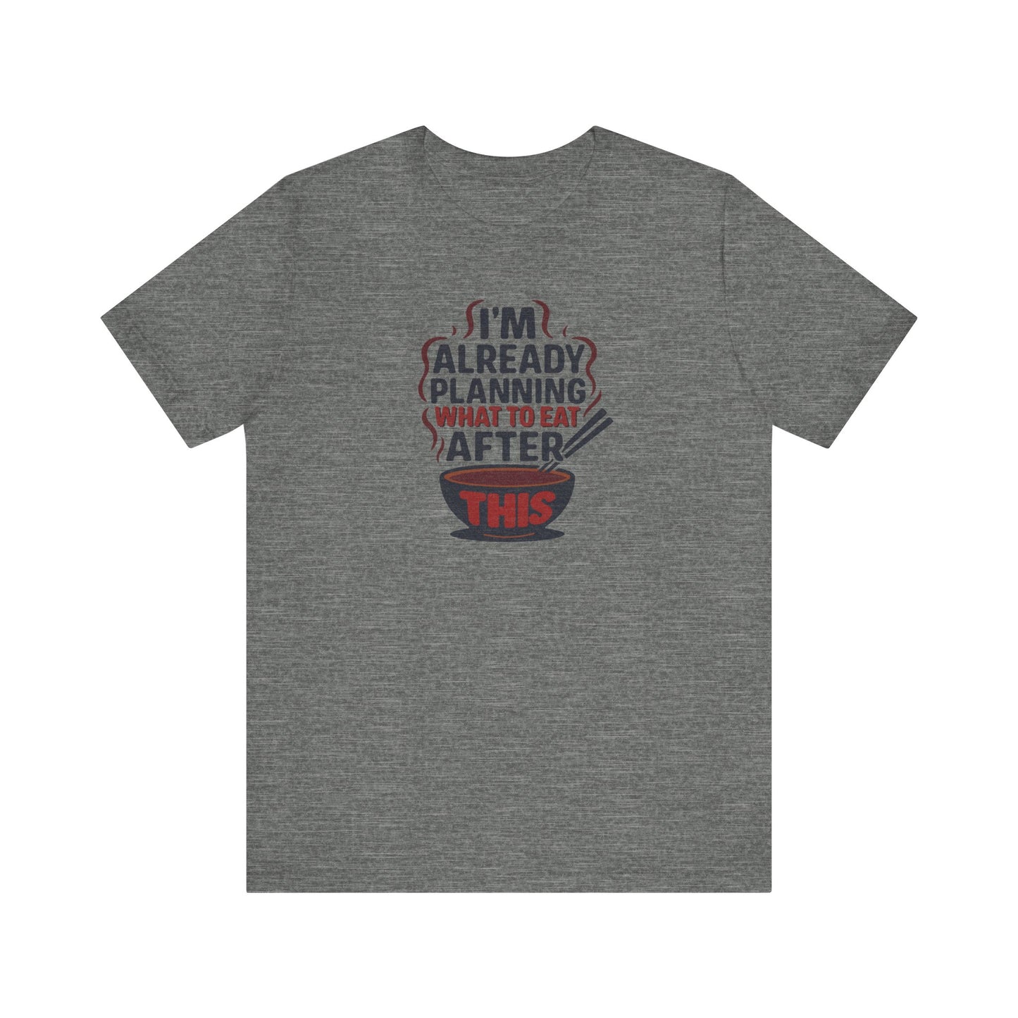 Planning What to Eat After This — Retro Foodie Tee (Light)