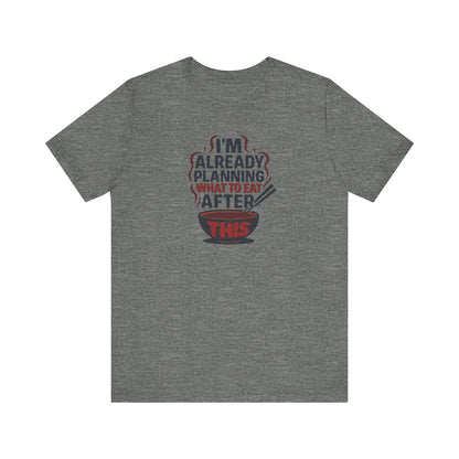 Planning What to Eat After This — Retro Foodie Tee (Light)