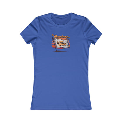 I'm Surrendering to Fun — Fun with Flags Retro Women's Tee (Light)