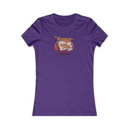 I'm Surrendering to Fun — Fun with Flags Retro Women's Tee (Light)
