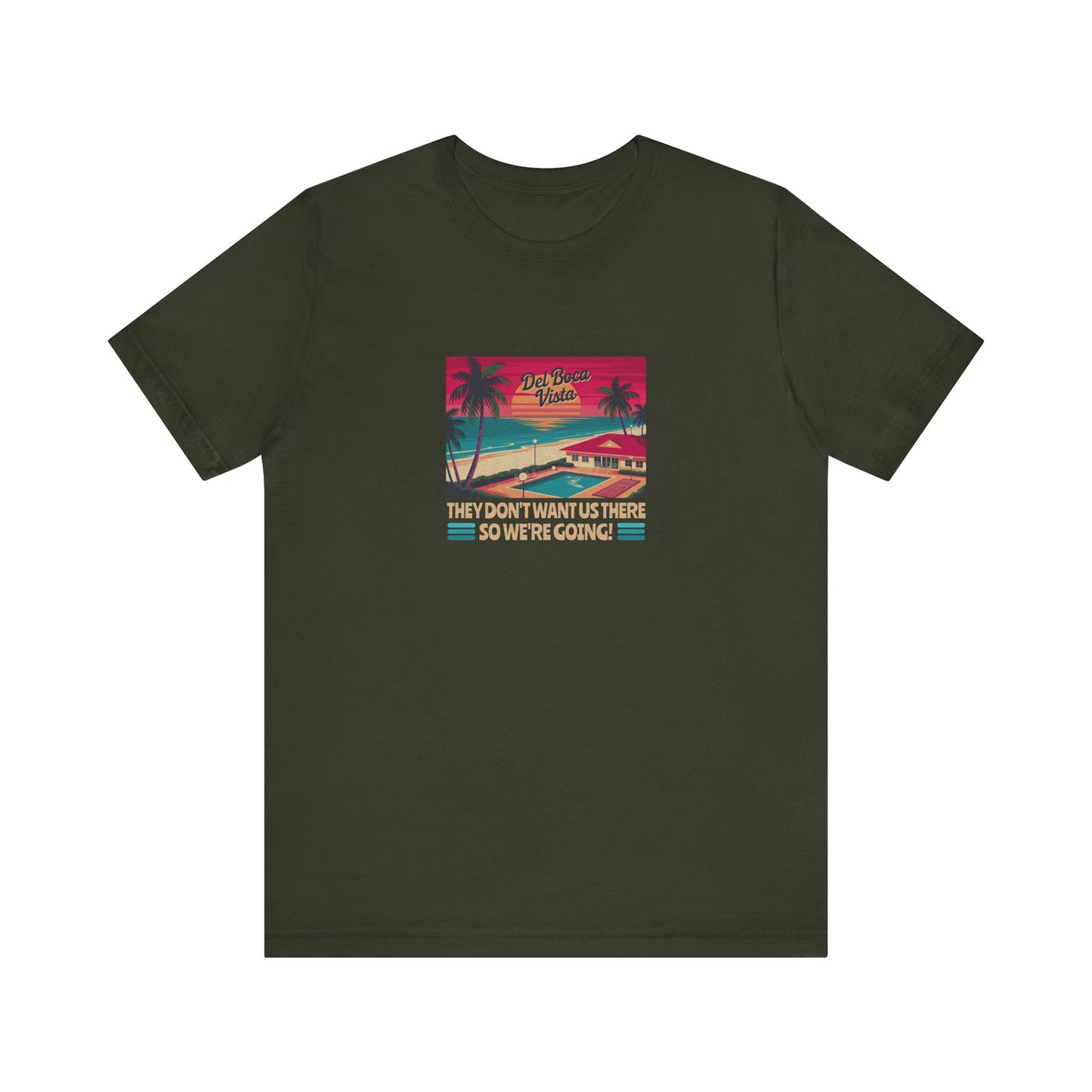 Del Boca Vista (We’re Going!) — Seinfeld Retro Tee (Dark)