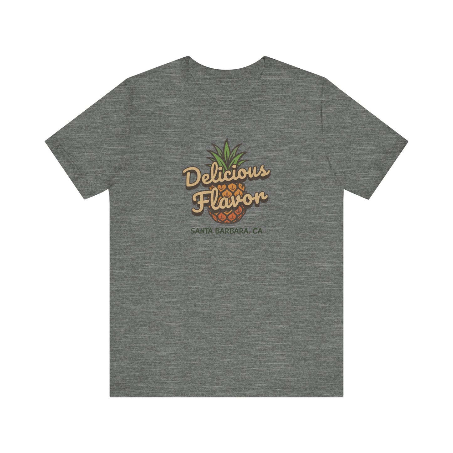 Delicious Flavor — Santa Barbara Pineapple Retro Tee (Light)