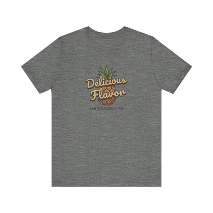 Delicious Flavor — Santa Barbara Pineapple Retro Tee (Light)