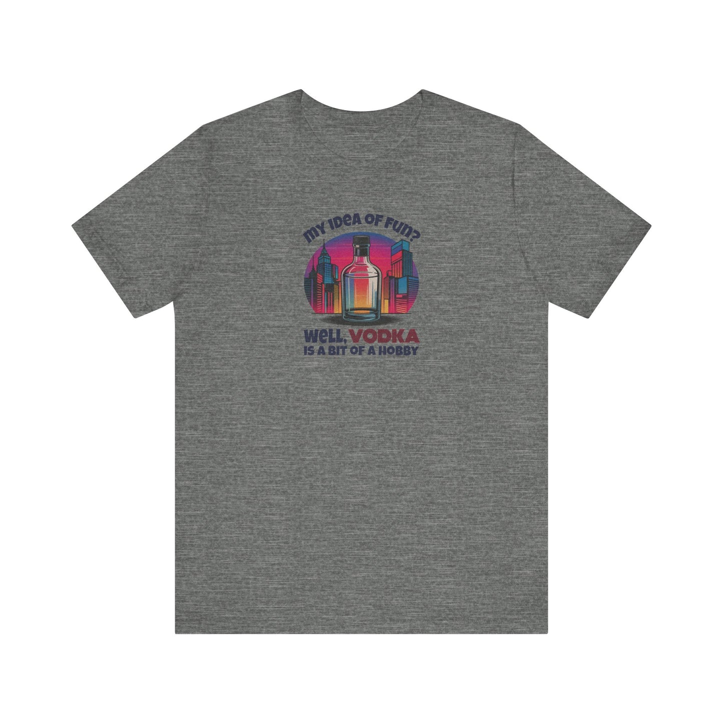 Vodka is a Bit of a Hobby — Retro Graphic Tee (Dark)