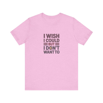 I Wish I Could, But I Don't Want To — Phoebe Buffay Retro Tee (Light)